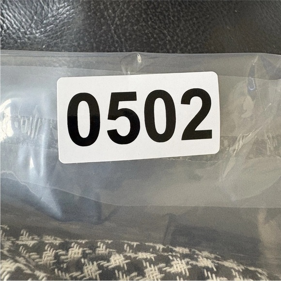 Ann Taylor Womens Black White Houndstooth Wool Blend Skirt Career Size 8 - Picture 6 of 6